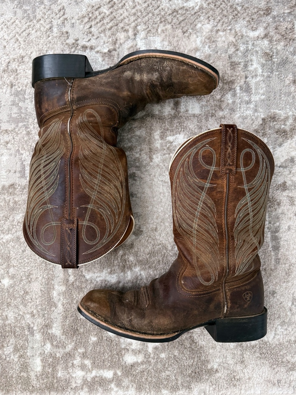 Ariat Western Square Toe Cowboy Boots